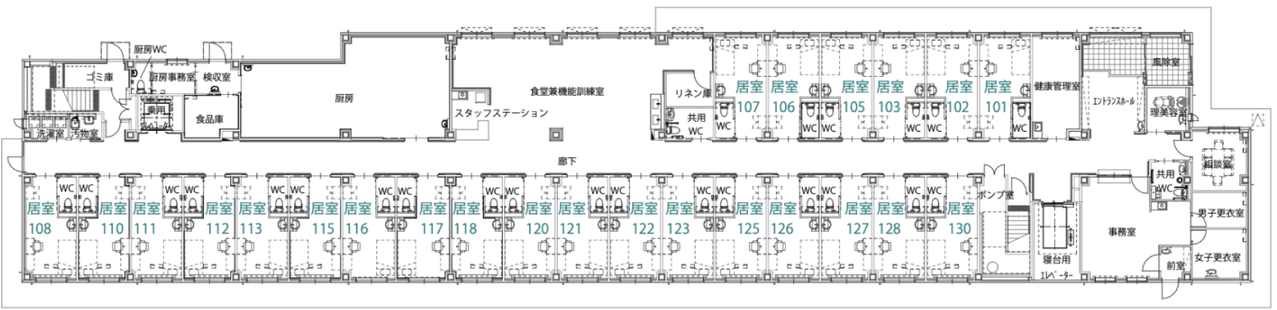 1階 フロア図面